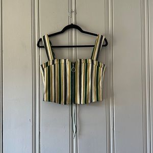 Eckhaus Latta Zip Crop Top